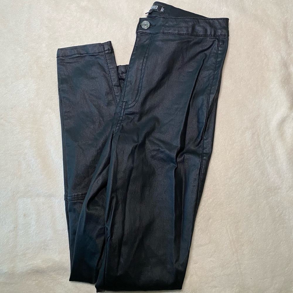Missguided Women’s Black Faux Leather Pants Size 8 US